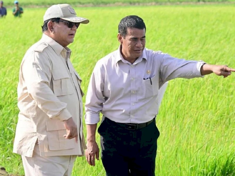 Amran Sulaiman bersama Presiden Prabowo Subianto. 