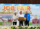 Gubernur Sudirman Buka Job Fair Disnakertrans 2025 di Ballroom Unifa Makassar 