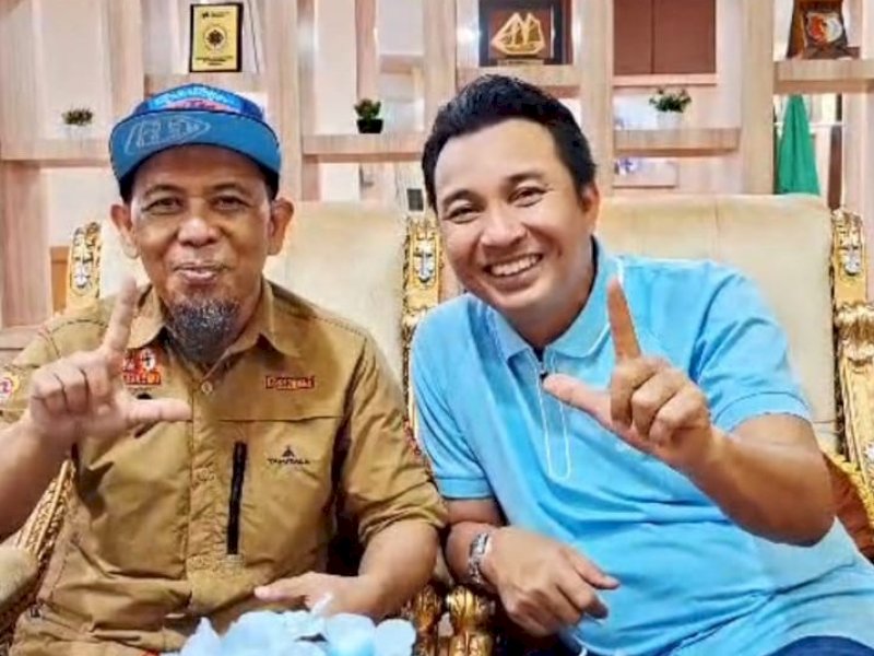 Bupati Lutra Andi Abdullah Rahim (kanan) 