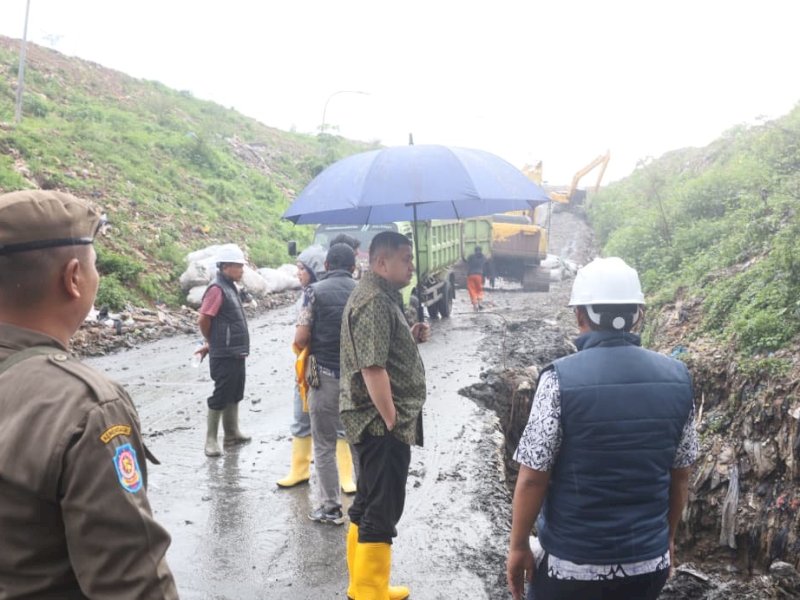 Wali Kota Munafri Arifuddin tetap menyambangi Tempat Pembuangan Akhir (TPA) Antang di Kecamatan Manggala. 