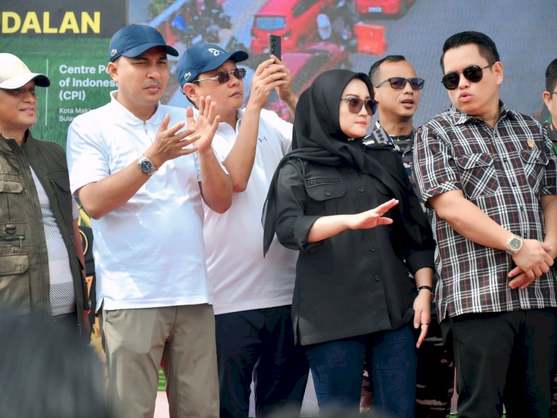 Bupati Luwu Utara, Andi Abdullah Rahim hadir dalam peluncuran Program Mandiri Benih Padi Andalan. 