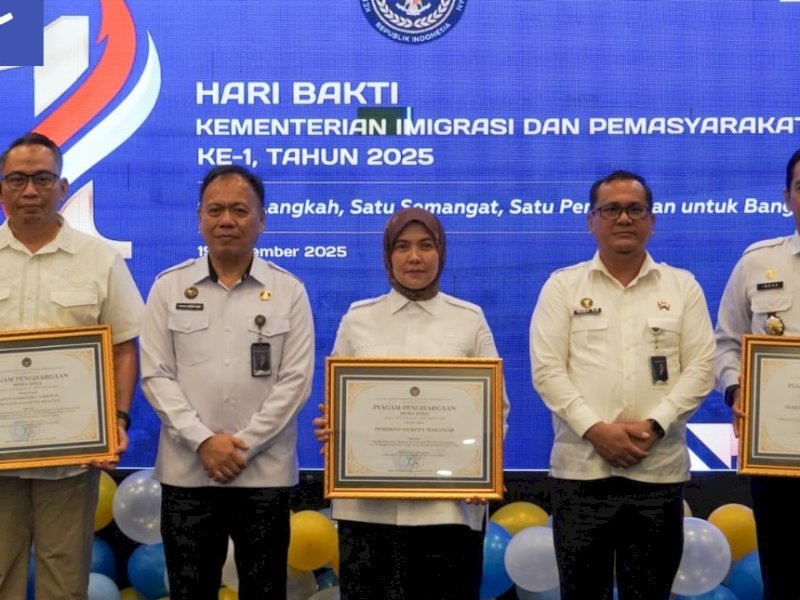 Berkontribusi dalam Pembinaan WBP, Pemkot Makassar Raih Penghargaan Kemenimipas