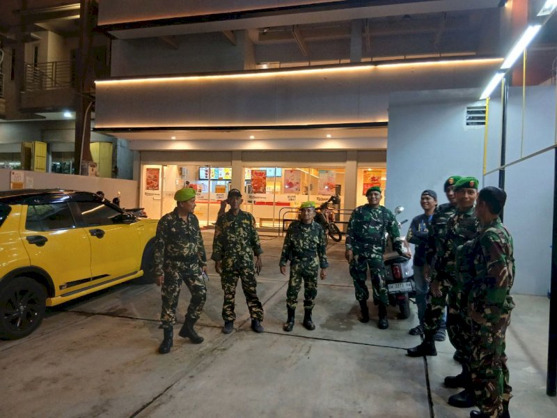 Koramil 1406-01/Tempe menggelar patroli dan sistem keamanan lingkungan. 