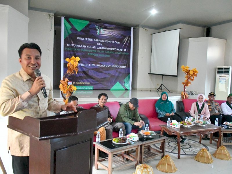 Pesan Bupati Andi Rahim ke HMI Lutra: Mari Bangun Kolaborasi 