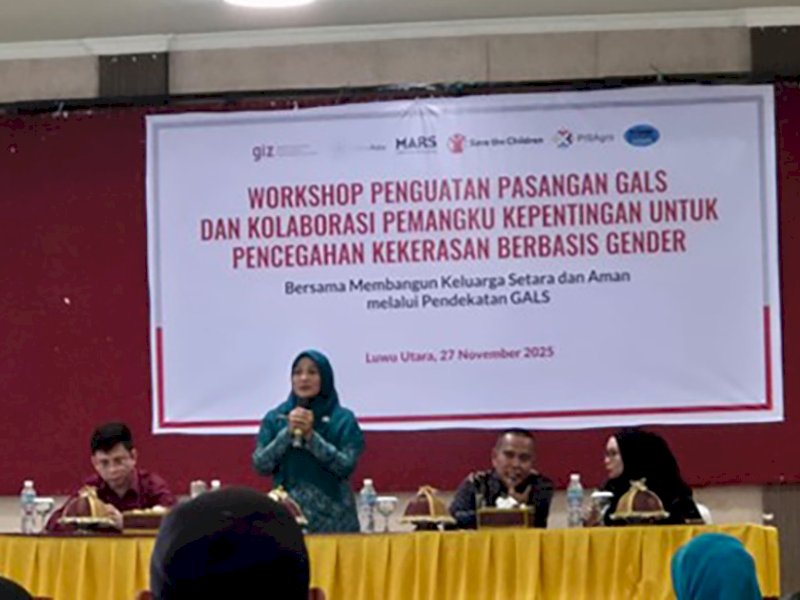 Workshop Gender Active Learning System (GALS) di Hotel Bukit Indah Masamba. 