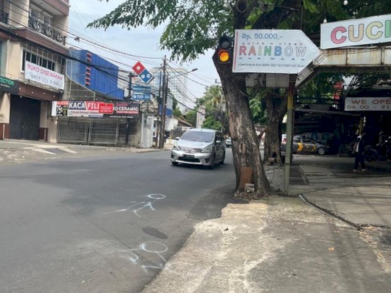 Lokasi kecelakaan Gary Iskak. (int) 