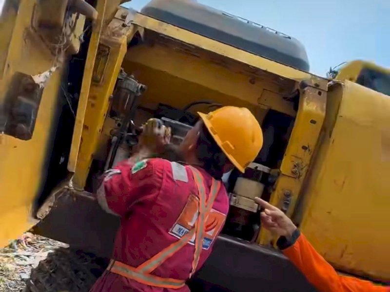 Alat Berat Dirawat Intensif, Dinas PU Makassar Pastikan Operasi TPA Tetap Lancar