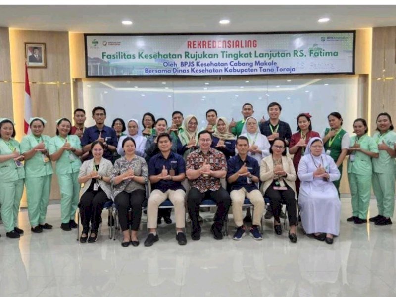 BPJS Kesehatan Cabang Makale bersama Dinas Kesehatan Tana Toraja melaksanakan rekredensialing di Rumah Sakit Fatima. 
