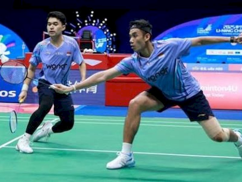 Ganda putra Indonesia Leo Rolly Carnando/Bagas Maulana tersingkir dari ajang SEA Games 2025.