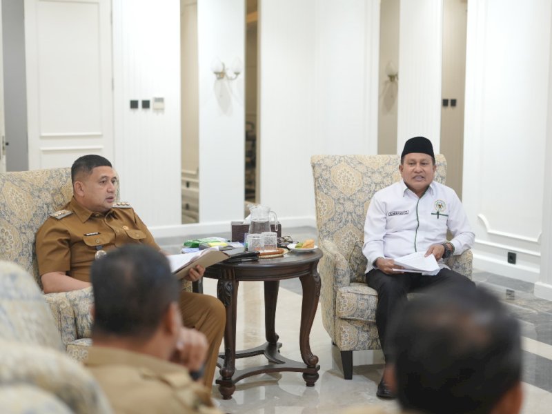 Rapat Koordinasi bersama Kementerian Agama Kota Makassar terkait Pembentukan Badan Wakaf Indonesia Kota Makassar.