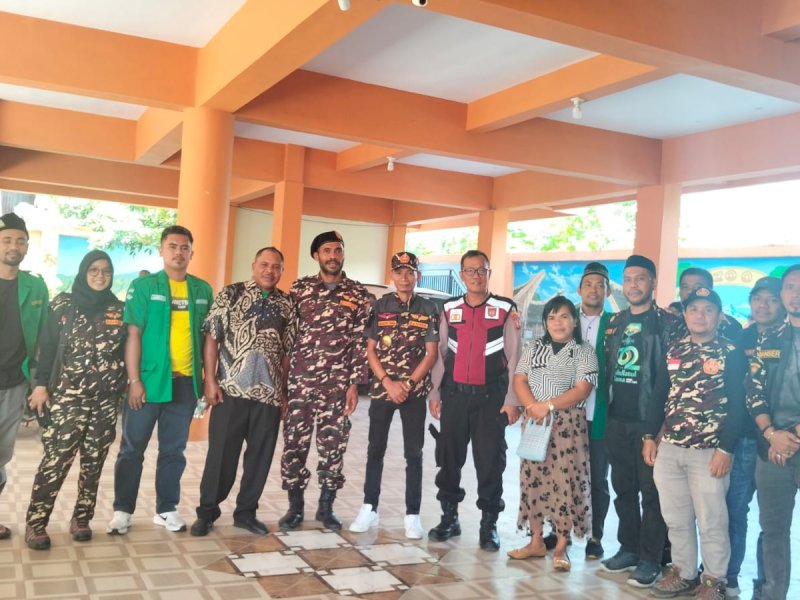 Jaga Keamanan Natal dan Tahun Baru, Ansor-Banser Disebar di Sejumlah Titik di Enrekang 
