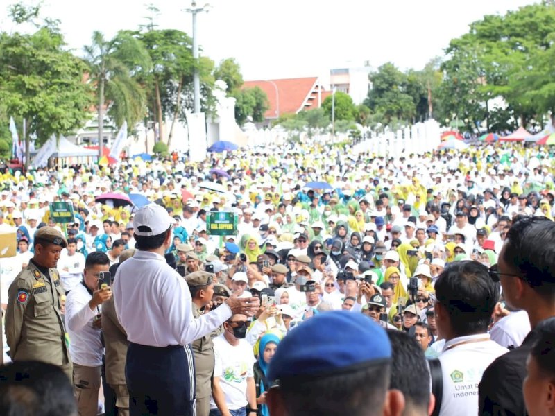 HAB Kemenag di Bone: Dihadiri Menag Nasaruddin-Dibanjiri 40 Ribu Peserta