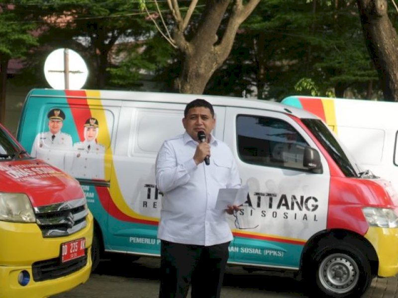 Peluncuran enam unit kendaraan operasional Tim Reaksi Cepat (TRC) Saribattang. 
