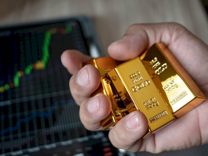 Harga Emas Terjun Bebas Hari ini, Jadi Rp2.844.000 per Gram