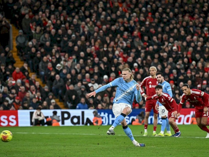 LIGA INGGRIS: Sengit, Manchester City Bungkam Liverpool 2-1