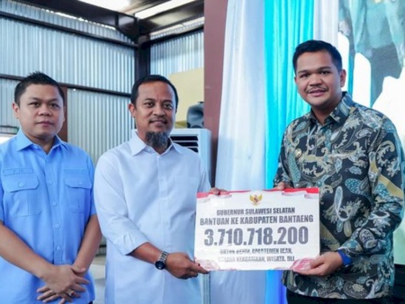 Gubernur Sudirman Bantu Rp3,7 M, Bangun Apartemen Ikan di Bantaeng