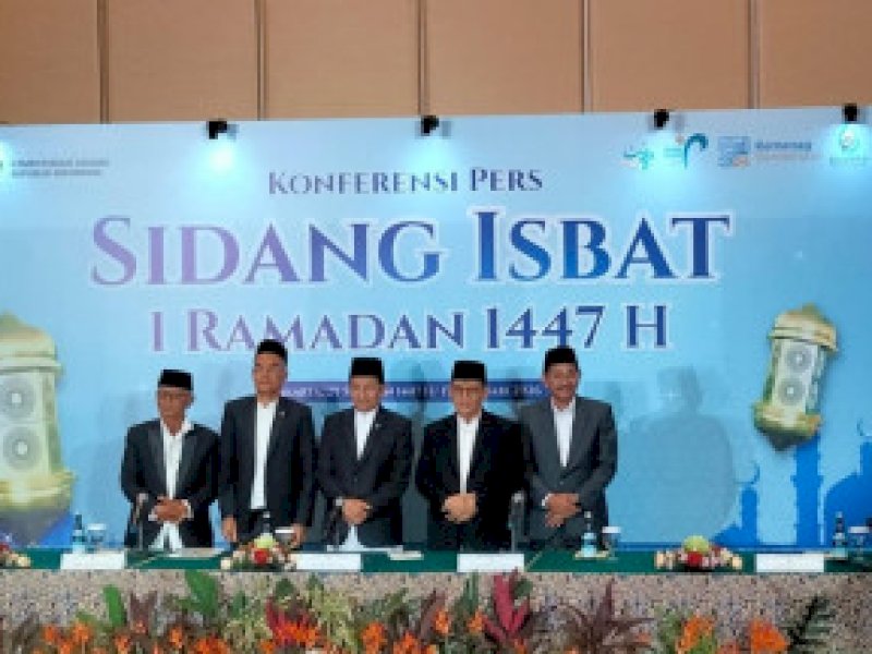 Pemerintah: 1 Ramadan 1447 H Jatuh pada Kamis 19 Februari 2026