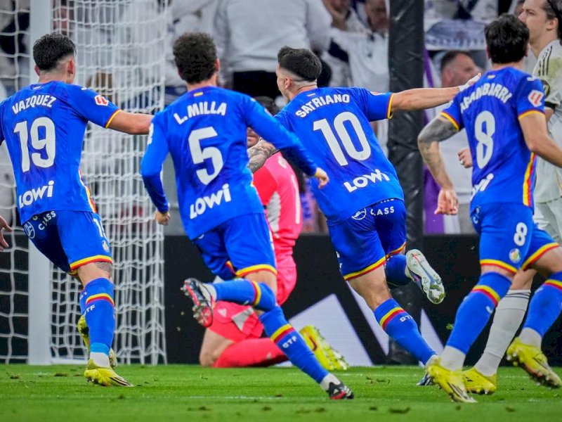 LIGA SPANYOL: Real Madrid Dipermalukan Getafe 0-1
