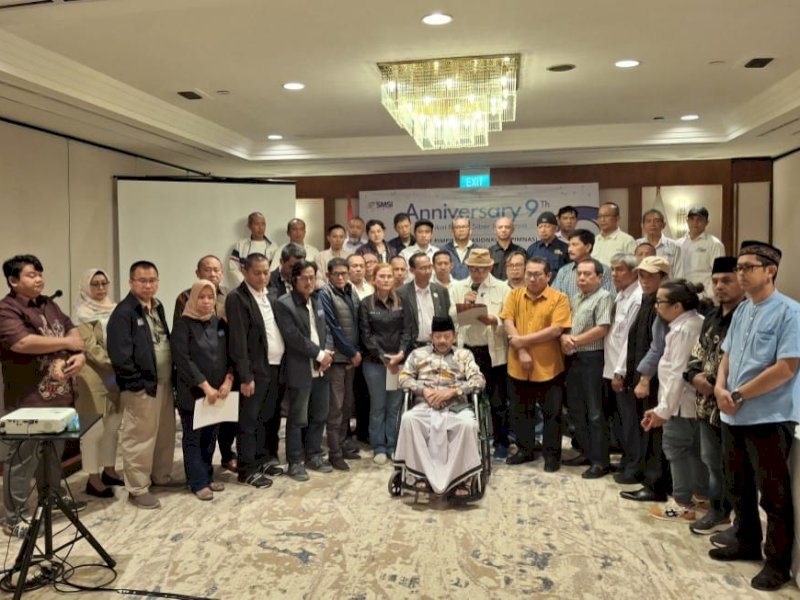 Rapat Pimpinan Nasional (Rapimnas) SMSI di Millennium Hotel Sirih, Jakarta. 