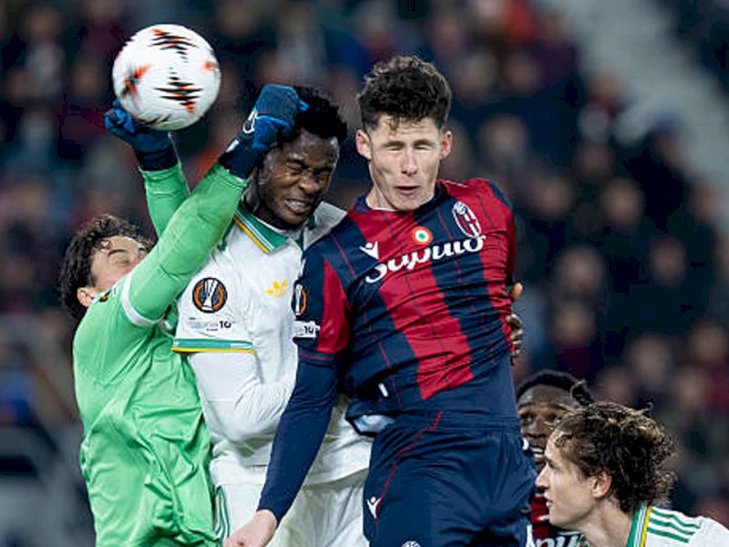 LIGA EUROPA: Bologna Vs Roma Tuntas 1-1