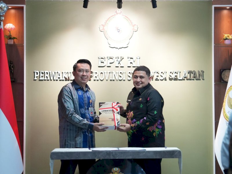 Pemkot Makassar Daerah Pertama di Sulsel Serahkan LKPD 2025, BPK Beri Apresiasi 