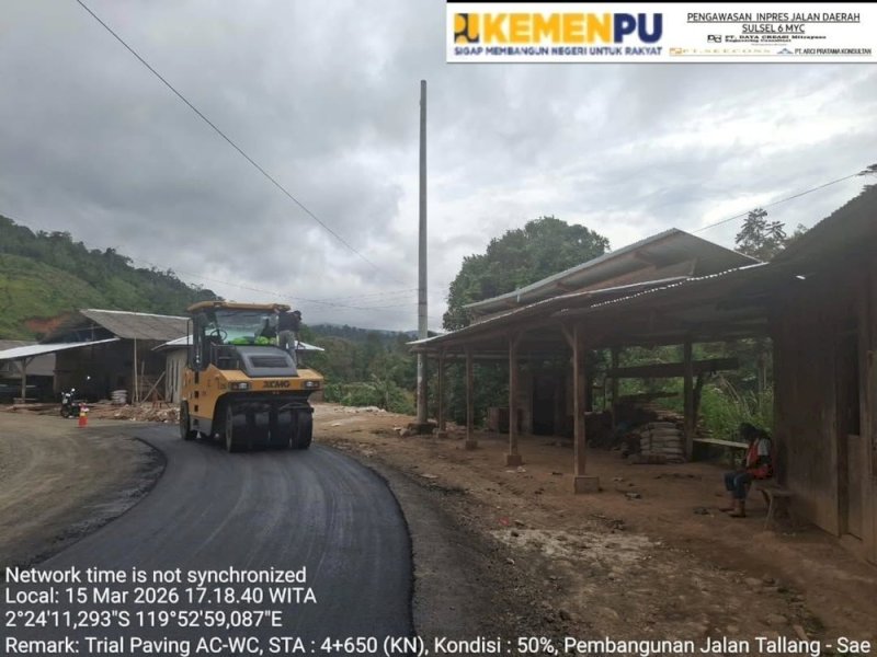 Proyek Jalan Seko Luwu Utara Lanjut, Gubernur Sudirman: Jadi Prioritas 