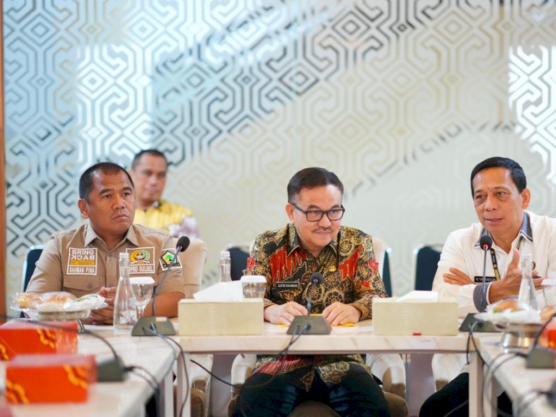 Bertemu Tim Sespimti Polri, Jufri Rahman Pamer Capaian Swasembada Pangan Sulsel 