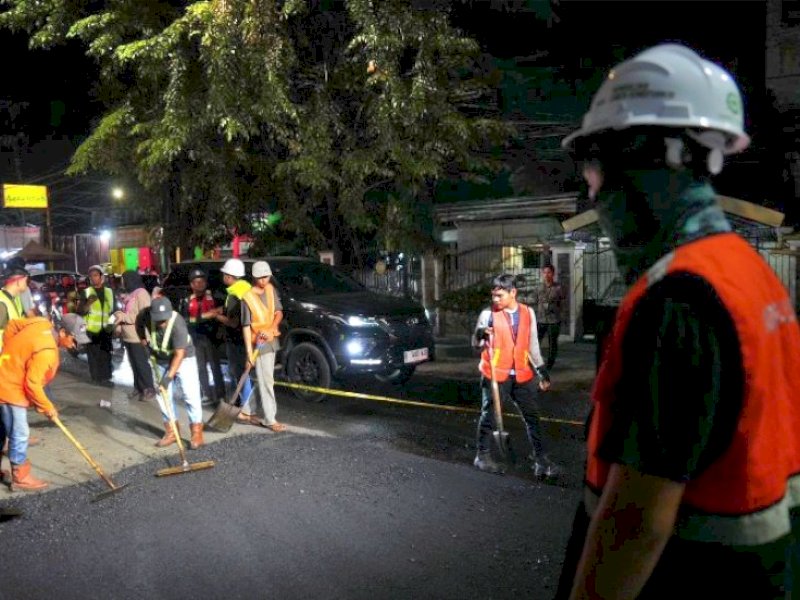 Dikebut Pemprov Sulsel, ini Penampakan Jalan Aroepala Makassar