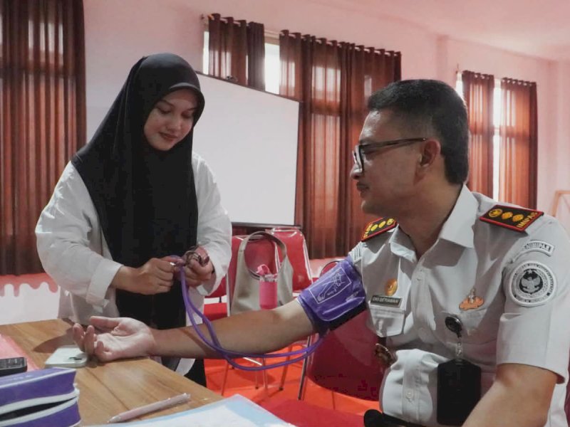 Peringati HBP ke-62, Rutan Sengkang Gelar Donor Darah