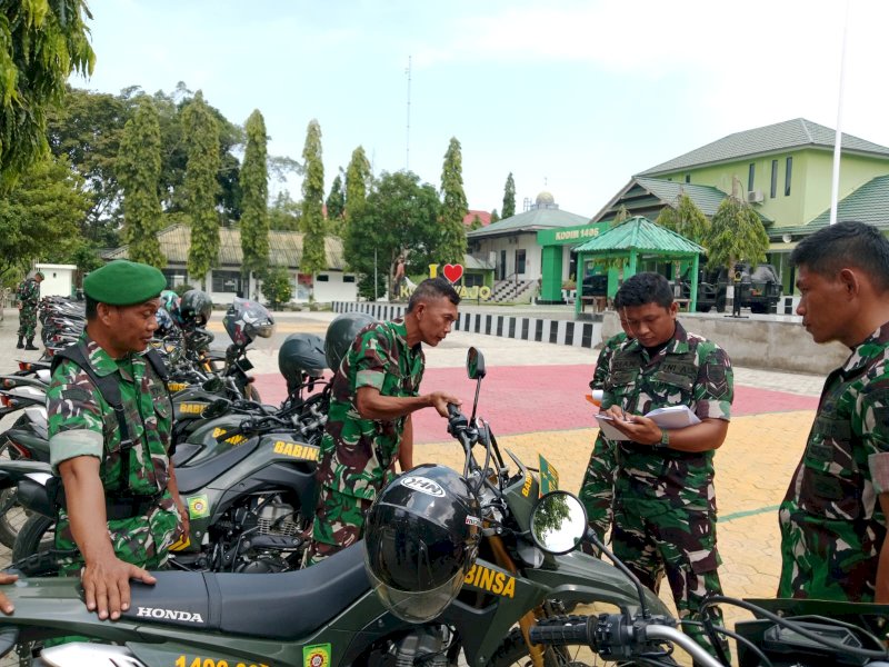 Tim Korem 141/TP Kunjungi Kodim Wajo, Harap Personel Makin Profesional-Responsif 