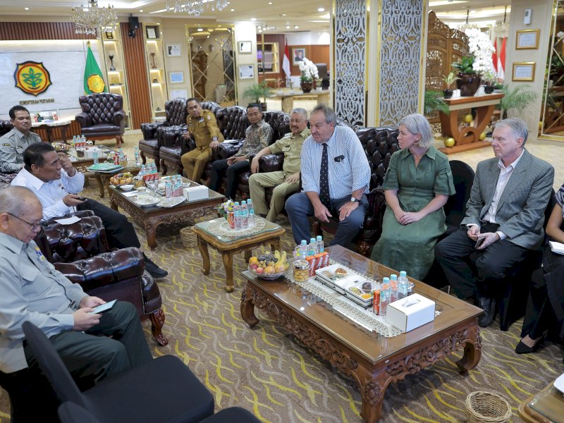 Temui Mentan, Andi Rosman Usul Penambahan Bantuan Alsintan-Irigasi di Wajo 