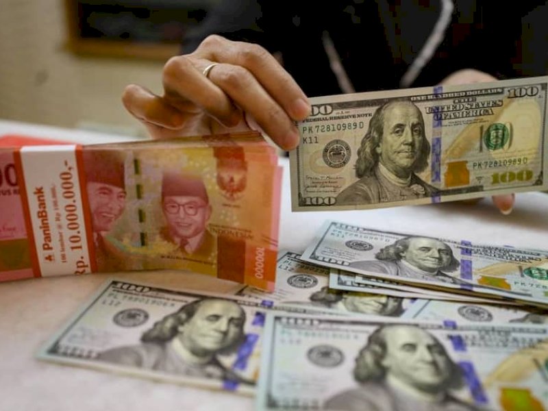 Rupiah Rontok, Tembus Rp17.286 per Dolar AS
