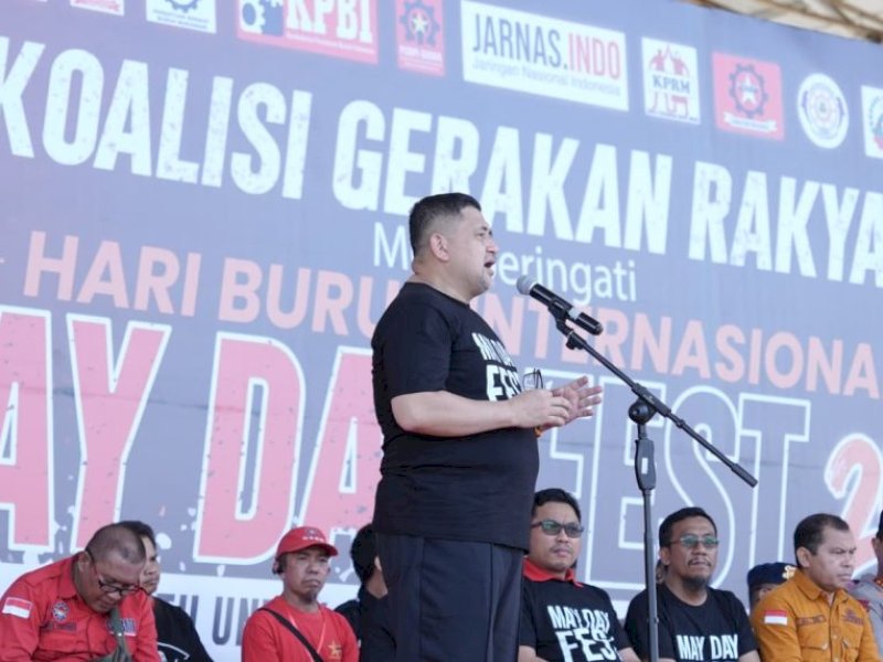 Janji Appi di May Day 2026: Buruh Harus jadi Bagian Pembangunan Inklusif 