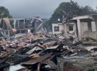 Kebakaran di Baruppu Torut, 3 Tongkonan dan 5 Lumbung Padi Ludes 