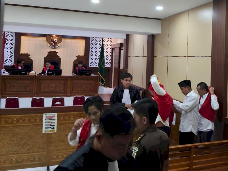 Oliv Terduga Bandar Narkoba Jalani Sidang Perdana di PN Makale Tator 
