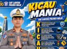 Kampanyekan 'Kicau Mania', Satlantas Polres Wajo Ajak Masyarakat Tertib Berlalu Lintas