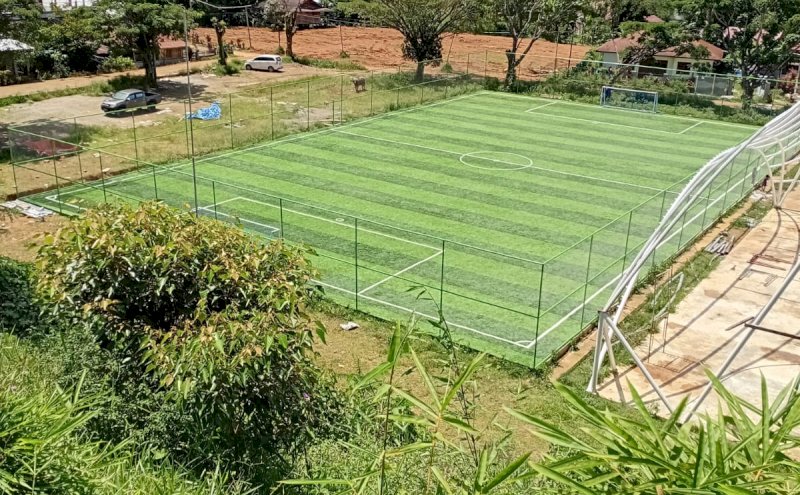 Telan Rp3,9 M, Proyek Revitalisasi Lapangan Rante Ra'da Torut Dikerja Asal-asalan 