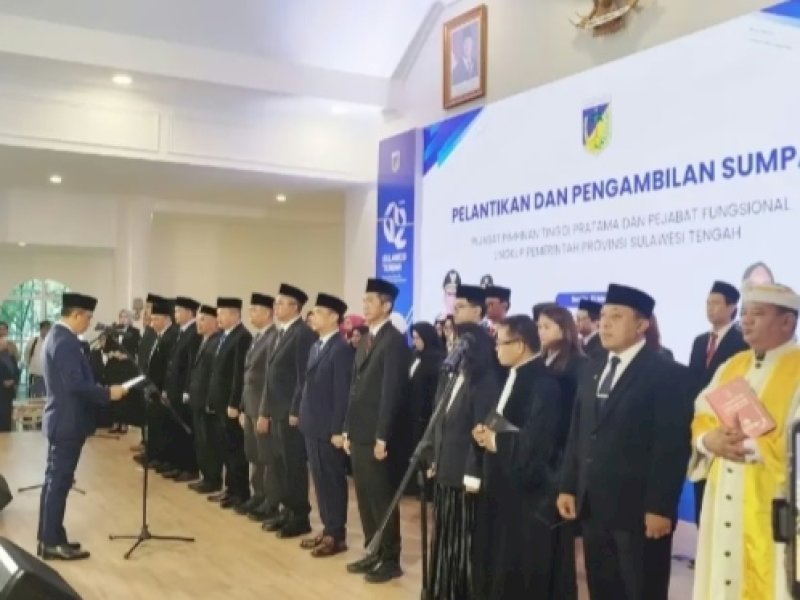Gubernur Anwar Hafid Rotasi 10 Pejabat Eselon II, Wahyu Agust jadi Kadis Kominfo