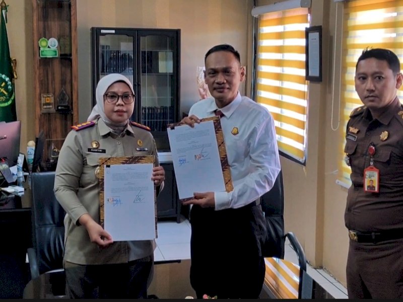 Kejari-ATR/BPN Polman Teken MoU:  Perkuat Penanganan Sengketa Tanah 