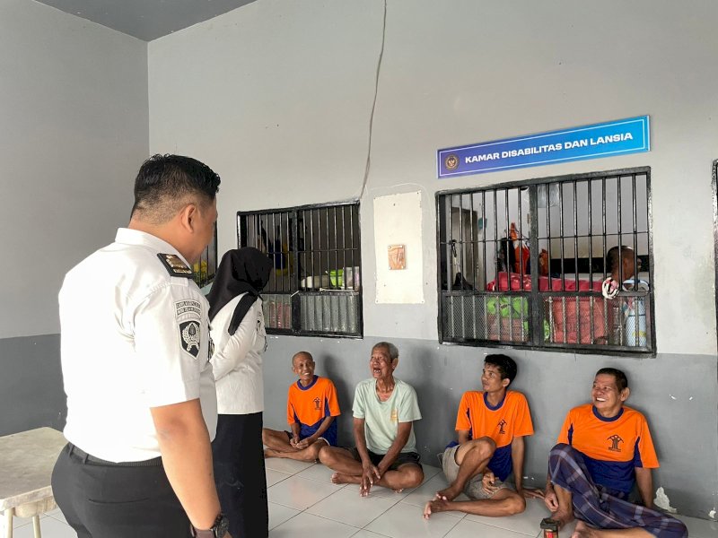 Ciptakan Hunian Aman, Rutan Sengkang Gelar Razia dan Dialog dengan WB
