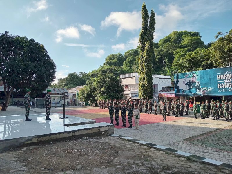 Gelar Upacara, Kodim Wajo Gugah Patriotisme Prajurit 