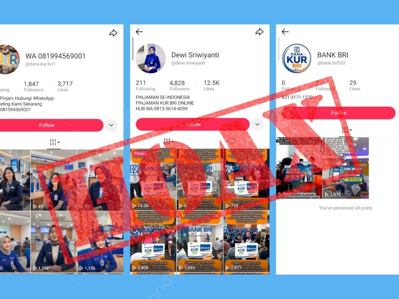 Waspada Penipuan! BRI Tegaskan Pengajuan KUR tak Ditawarkan Secara Online