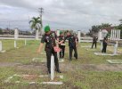 Sambut HUT ke-69 Kodam Hasanuddin, Kodim 1406/Wajo Ziarah ke TMP Empagae