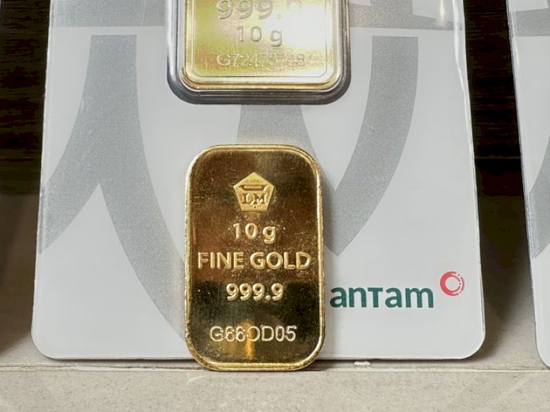 Harga Emas Antam Melejit Lagi, Hari ini Tembus Rp2.799.000 per Gram