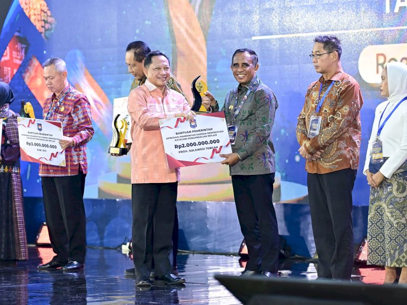 Pemprov Sulteng Raih Penghargaan Terbaik II Pengendalian Inflasi, Diganjar Insentif Rp2 M 