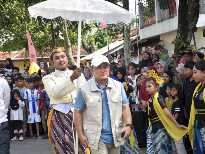 Buka Turnamen Voli, Bupati Dian Rachmat Harap Lahir Atlet Masa Depan dari Kuningan