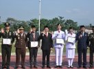 Bupati Sumedang Doni Ahmad Beri Penghargaan Paskibraka Teladan 2025