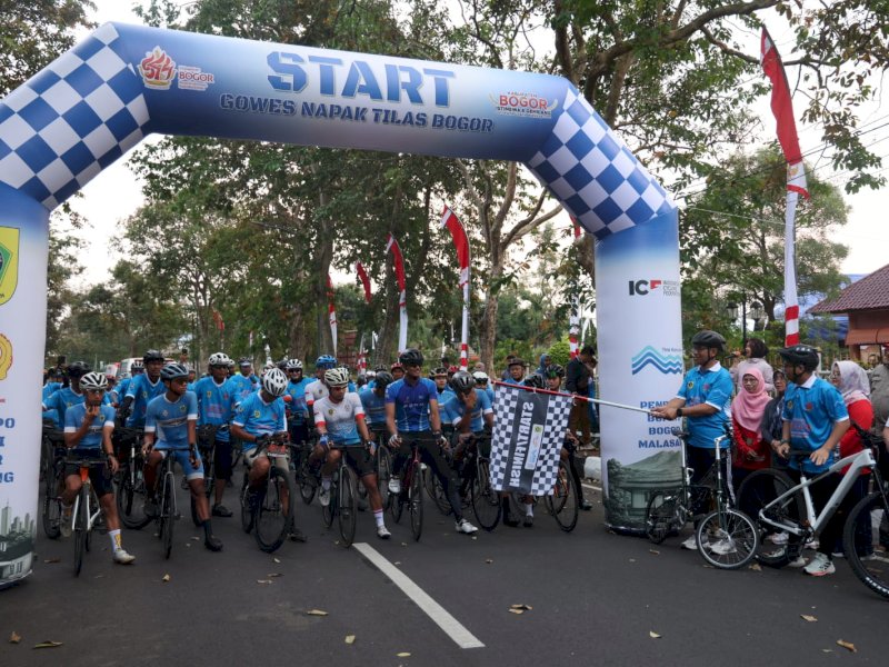 Gowes Hari Jadi Bogor: Tempuh 64 Km, Telusuri Jejak Sejarah