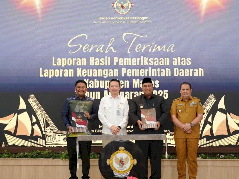 Pemkab Maros Raih WTP ke-16, Chaidir Syam: Hasil Kerja Bersama 