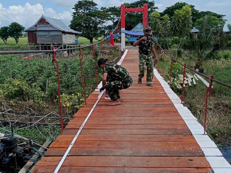 Kodim 1406/Wajo Siap Sukseskan Program Jembatan Garuda 